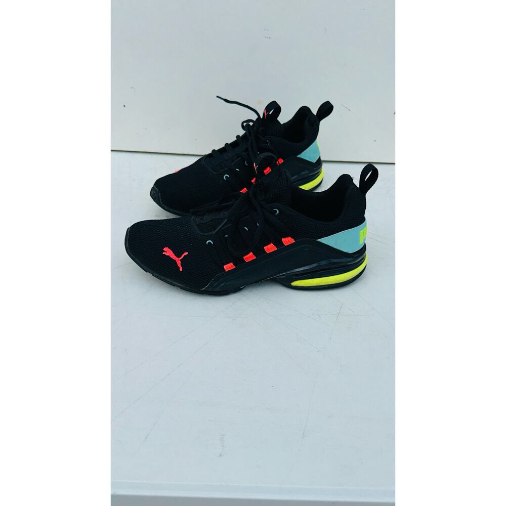 Puma Axelion Training  Womens Black, Blue Sneakers Athletic Shoes 19409304
